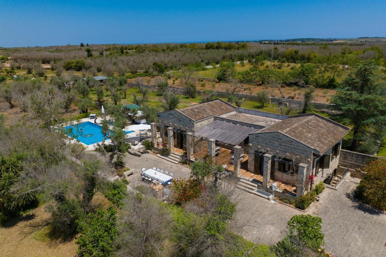 Casa Ulmi Con Piscina Acomodação com café da manhã Uggiano La Chiesa Exterior foto