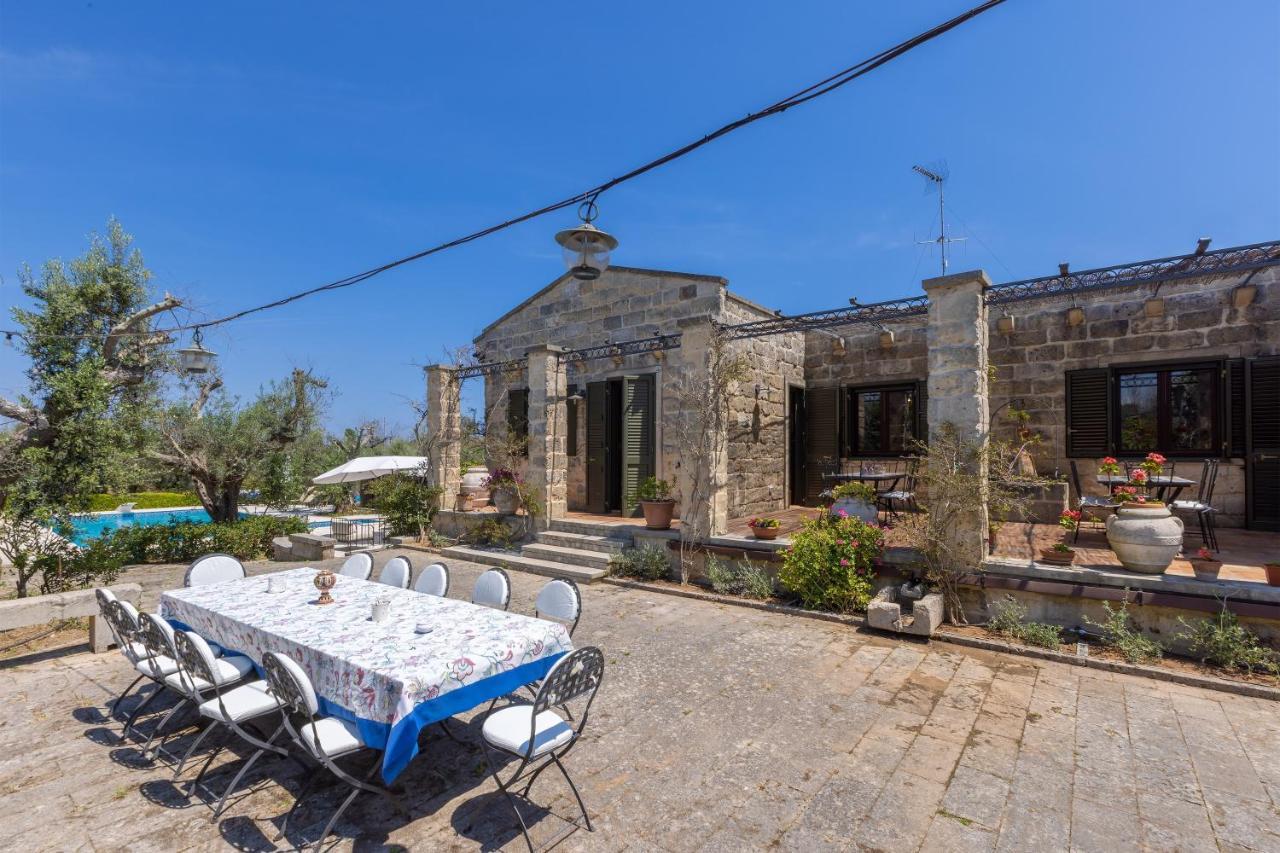 Casa Ulmi Con Piscina Acomodação com café da manhã Uggiano La Chiesa Exterior foto